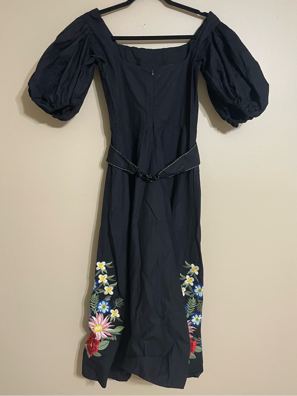 Fanm mon Maude Dress Embroidered cotton midi cottagecore size small - Picture 4 of 7
